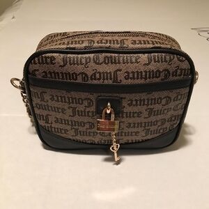 Juicy Couture Brown and Black Crossbody Bag